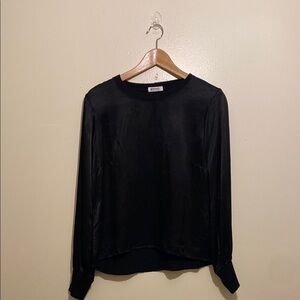 LAMADE BLACK RAYON BLOUSE. Size Xs